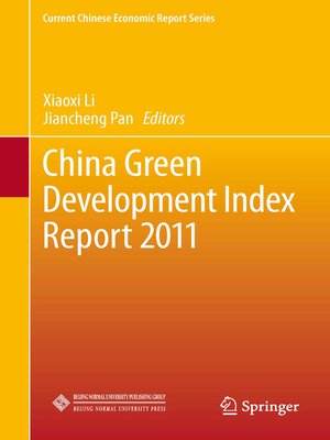 cover image of China Green Development Index Report 2011